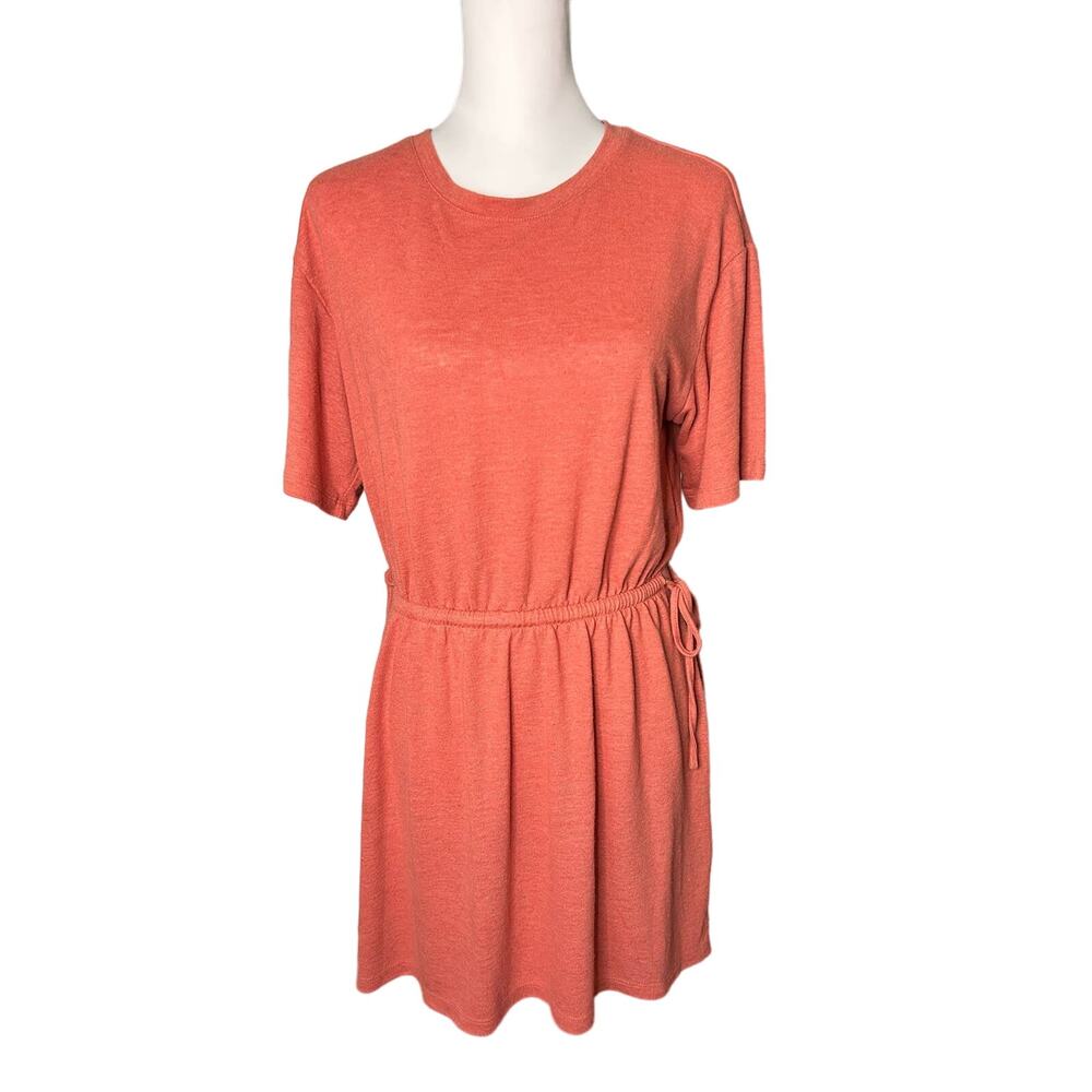 Old Navy Cotton Dress Orange Size Medium Petite